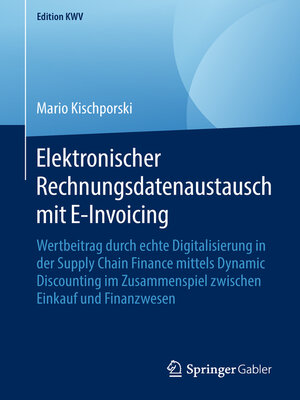 cover image of Elektronischer Rechnungsdatenaustausch mit E-Invoicing